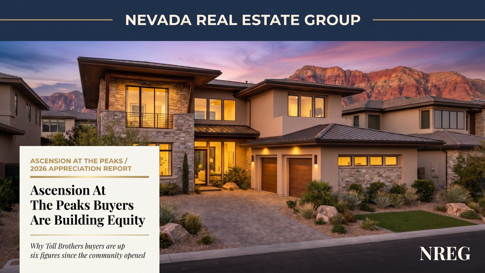 A Henderson, Nevada neighborhood representing the value-retention end of the Las Vegas housing report card