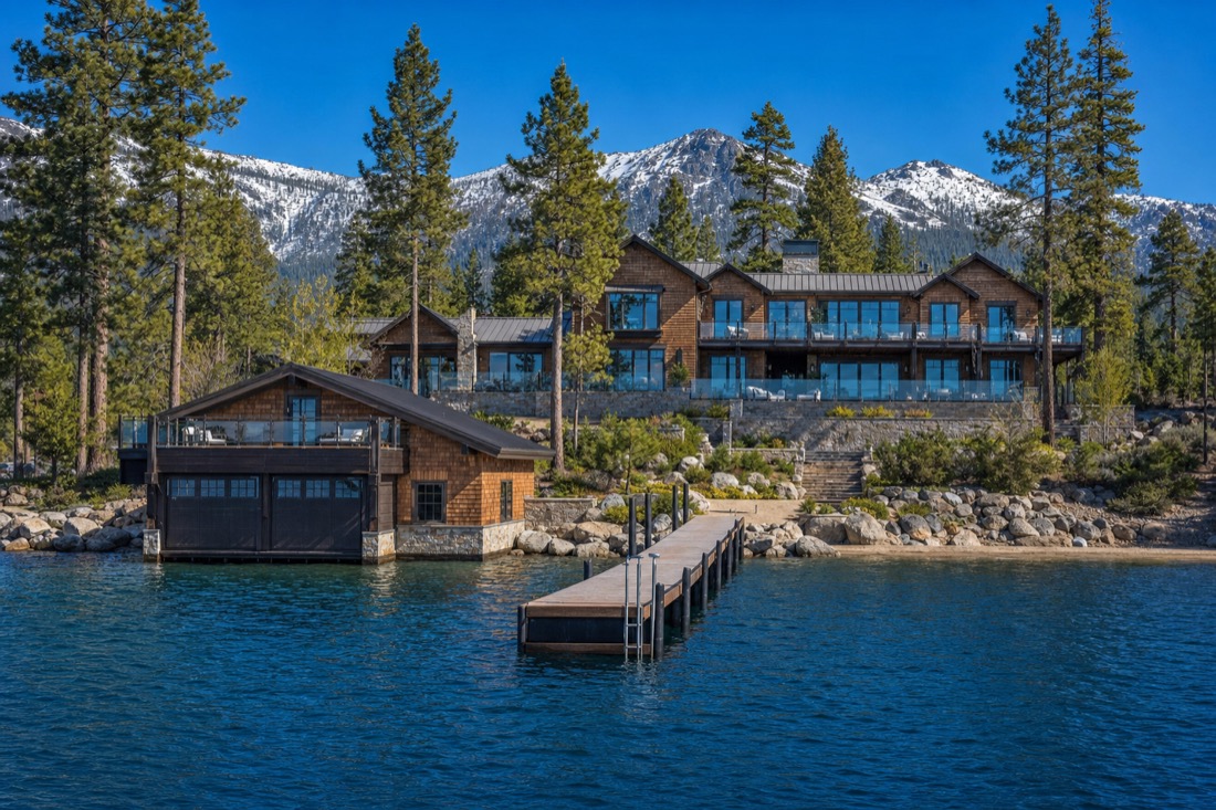 Gated Glenbrook lakefront estate on the Nevada east shore of Lake Tahoe, 2026